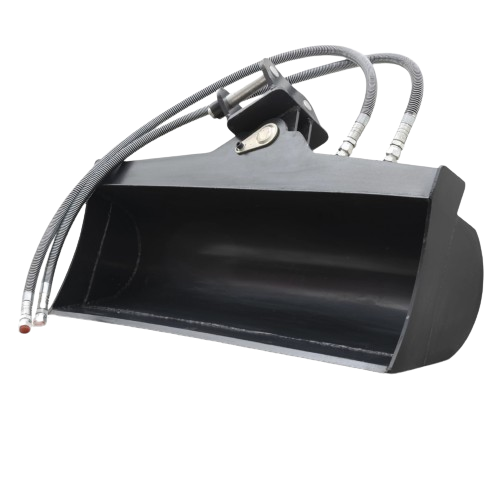 Godet de curage orientable hydraulique 80 cm pour Mini Pelle