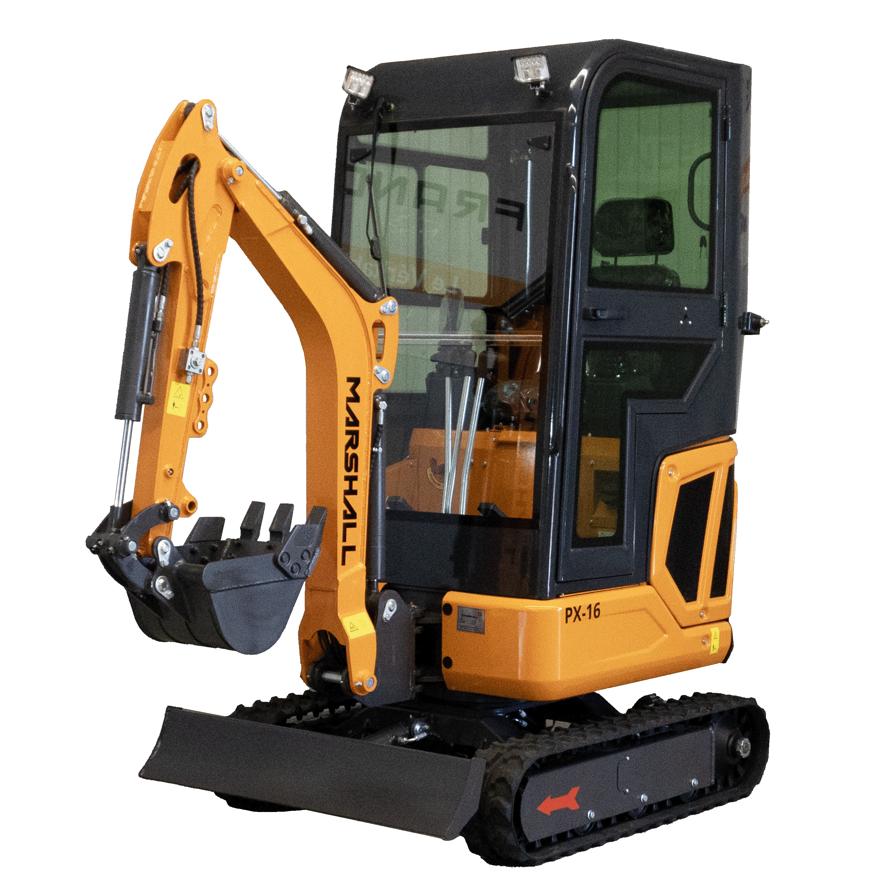 Mini Pelle 1,6 Tonne moteur Kubota avec cabine