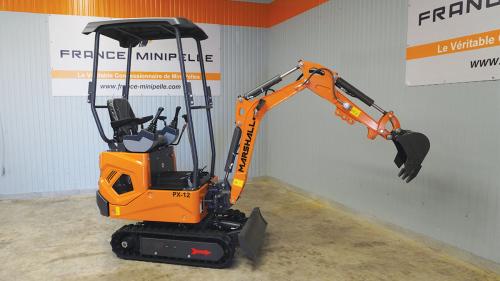 PX-12- Mini Pelle 1,2 Tonne moteur Kubota