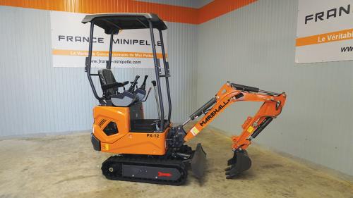 PX-12- Mini Pelle 1,2 Tonne moteur Kubota